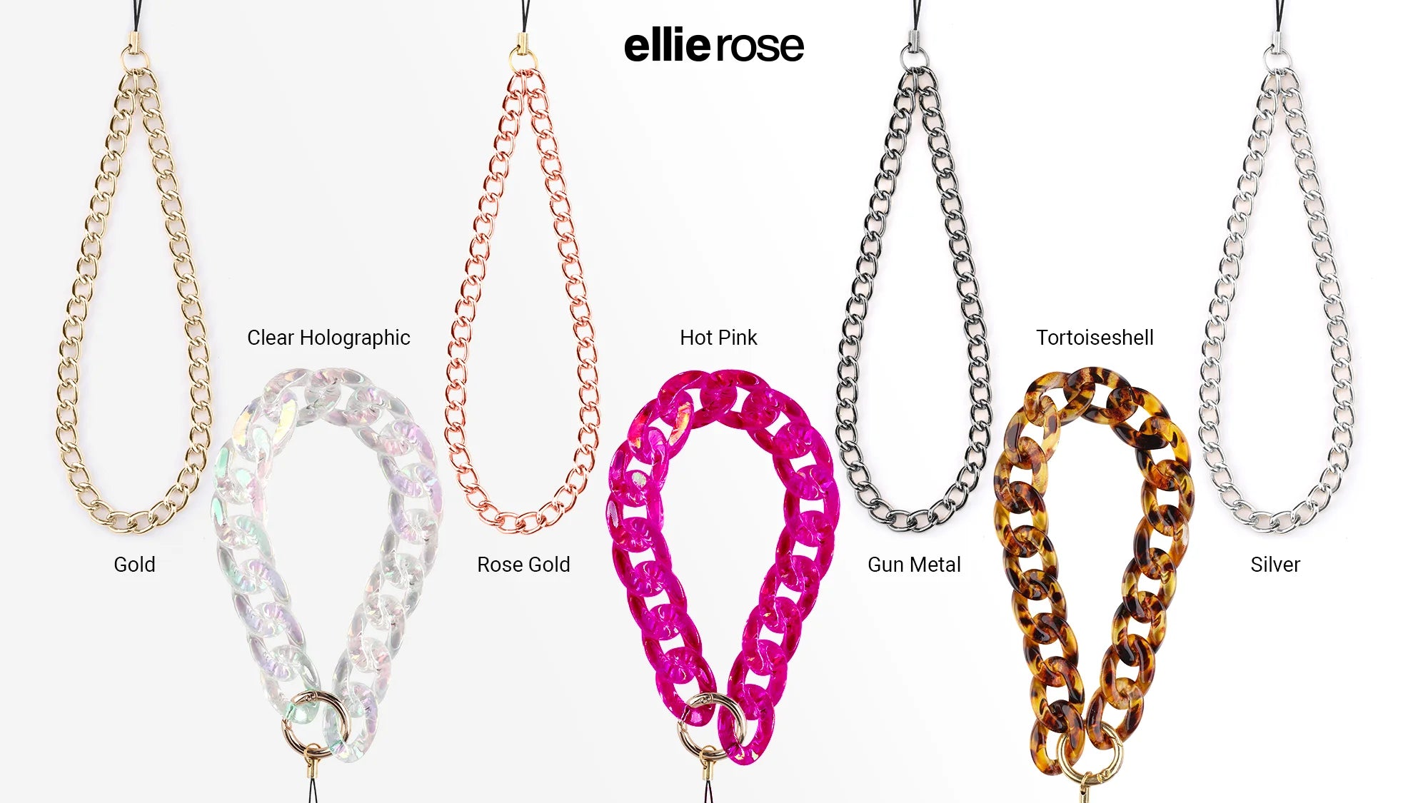 Showing phone wrislet charm collection by ellie rose