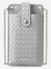 Crossbody Phone Bag (Silver)