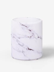 White marble pen cup