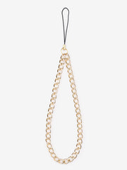 Gold phone wristlet charm