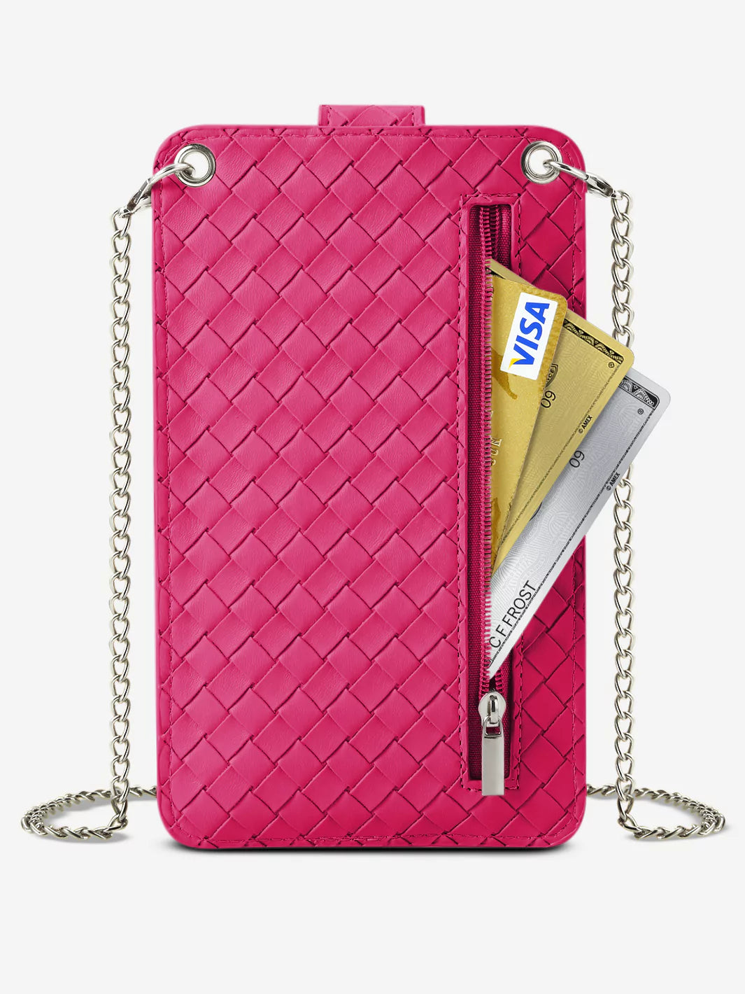 Crossbody Phone Bag Hot Pink Ellie Rose