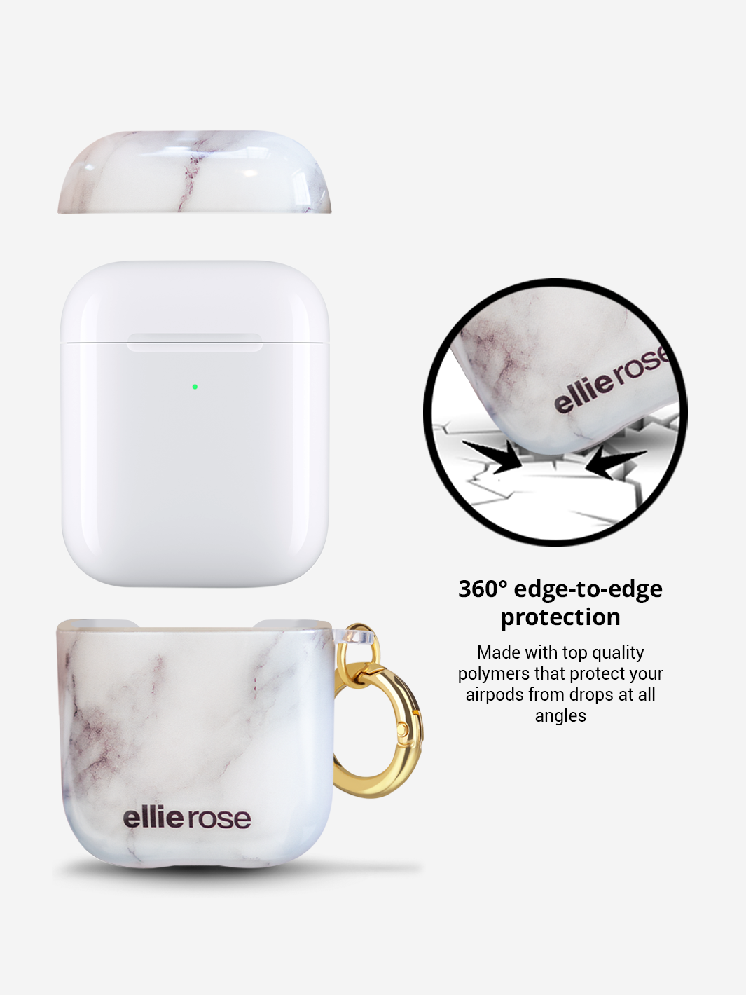 Sea Marble Designer Apple Cute Airpods Case Airpods Pro Case 