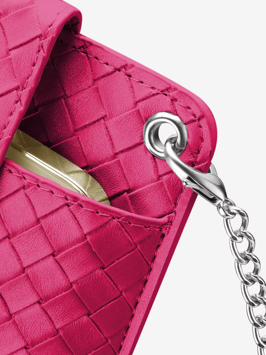 Pink leather cross body bag sale