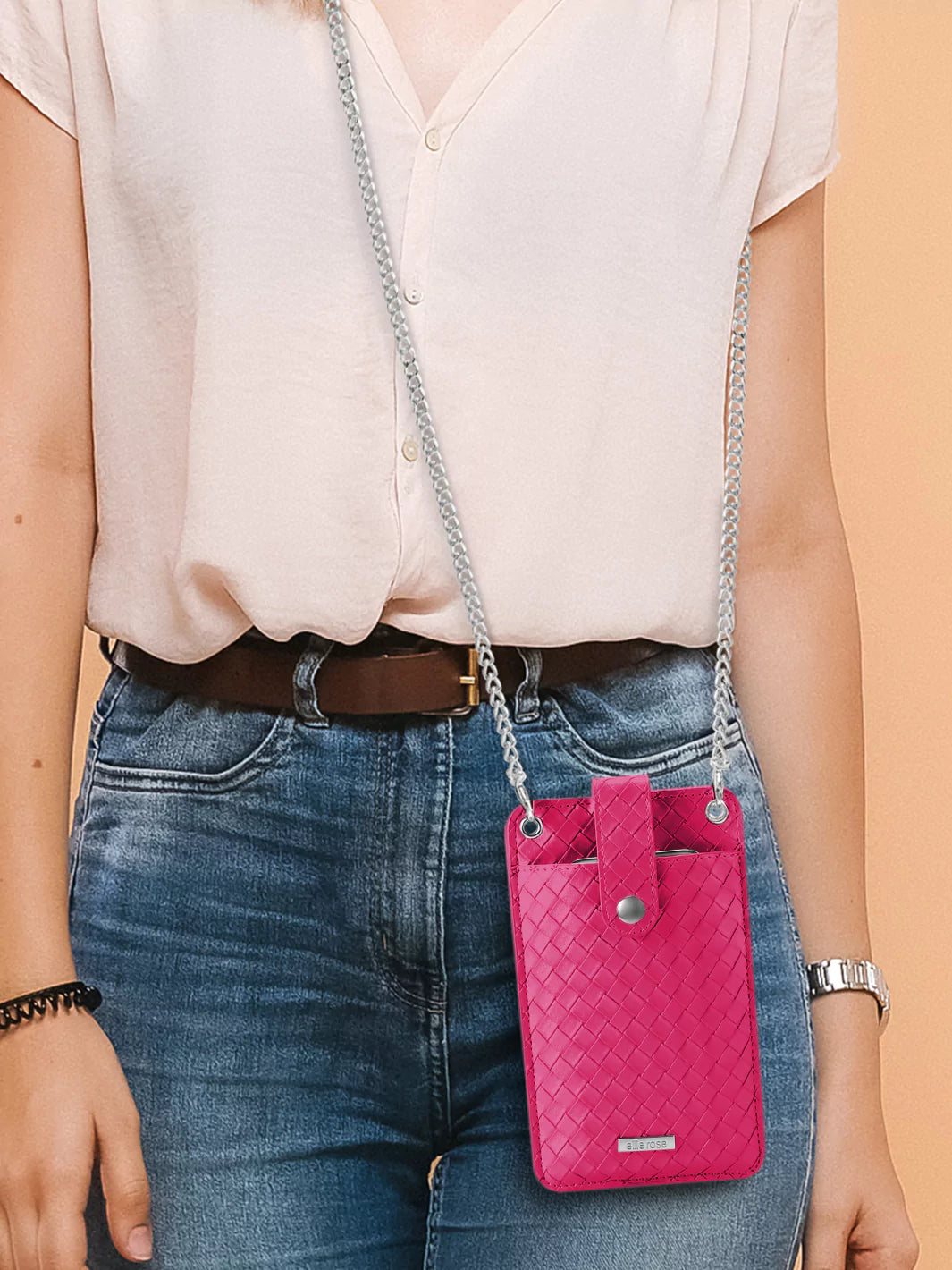 Crossbody Phone Bag Hot Pink