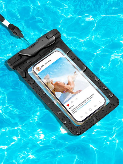 Waterproof Phone Bag - Black