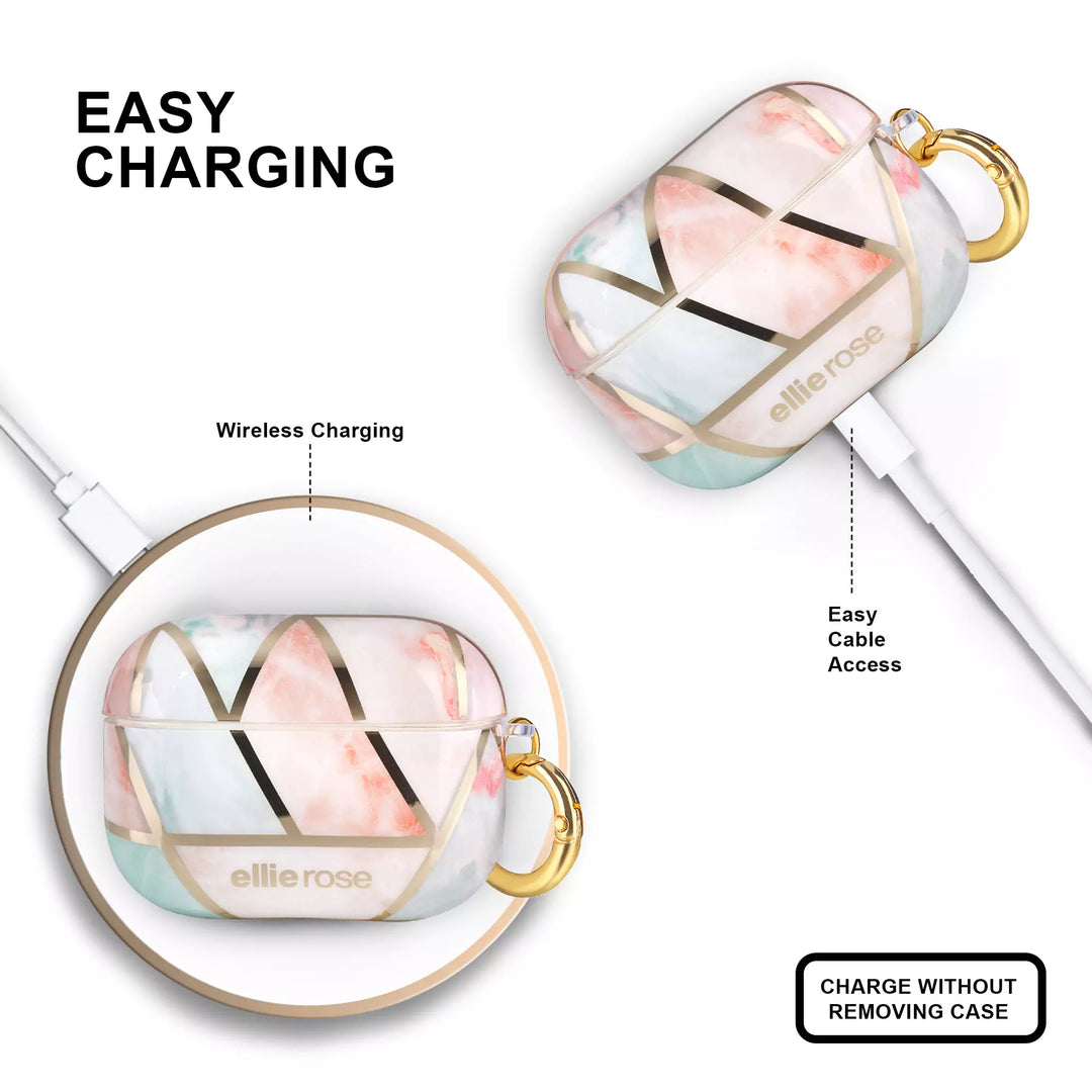 Peachy Green AirPods Pro Case | Ellie Rose