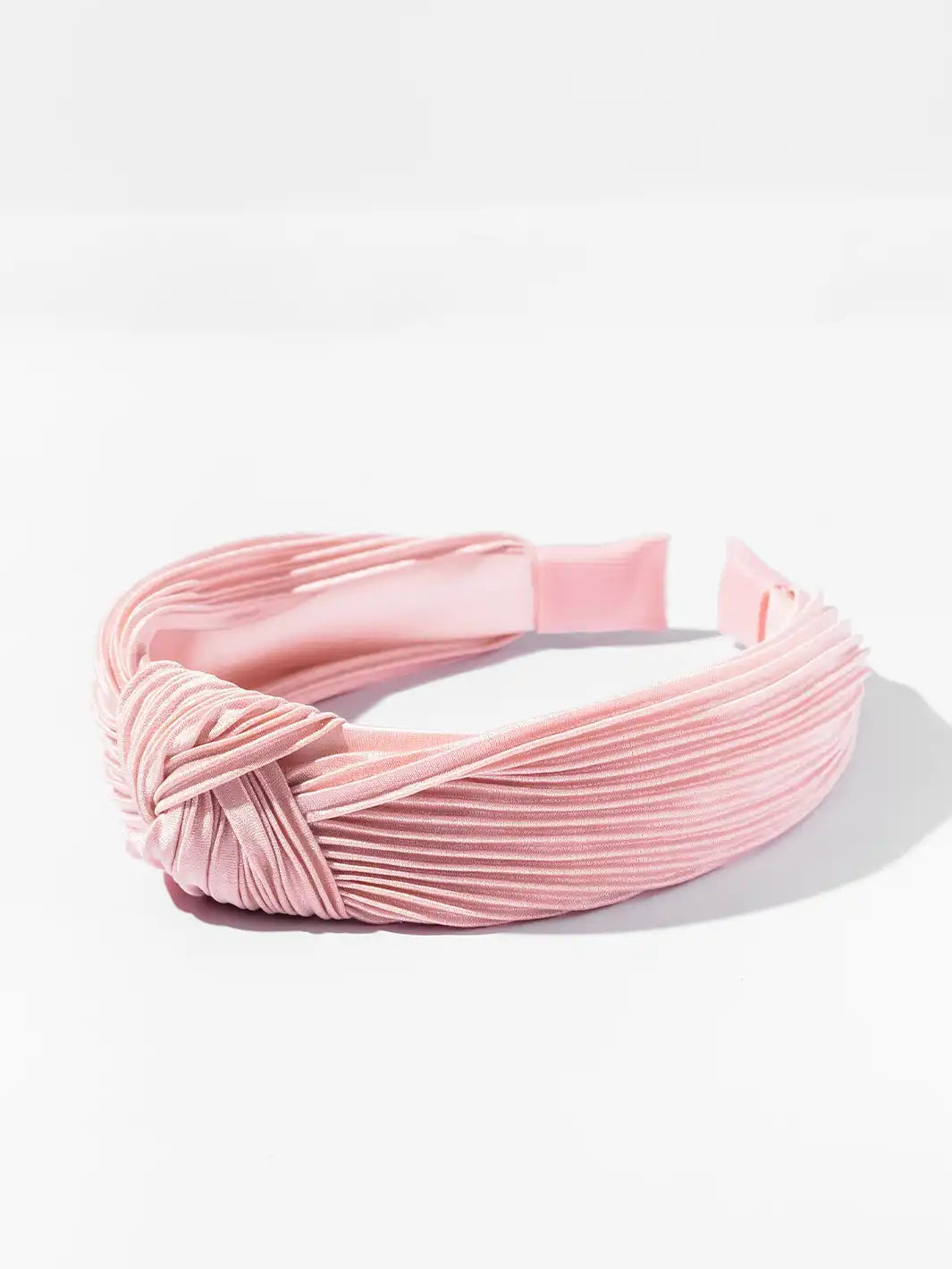 Pleated Twist Headband - Blush