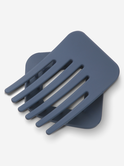 Flat-Lay Hair Clip - Matte Navy
