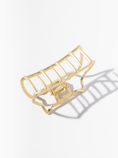 Cat Hair Clip - Matte Gold