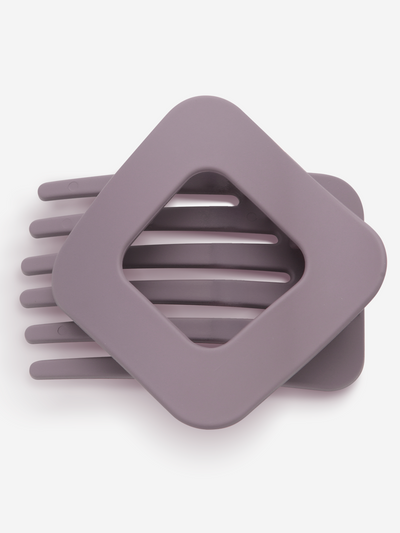 Flat-Lay Hair Clip - Matte Dusty Plum