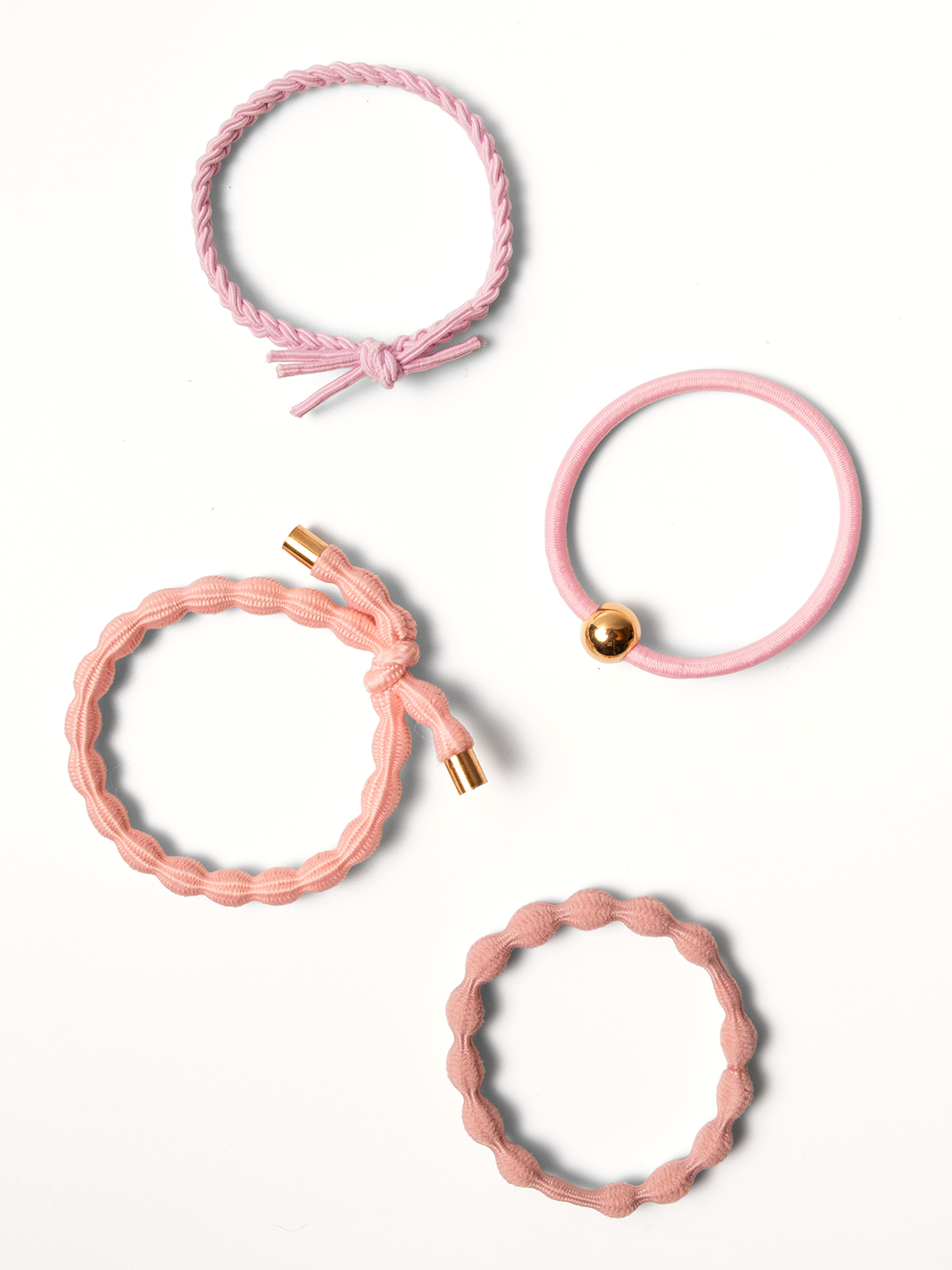 Elastics Multi-Pack, Set of 4, Blush