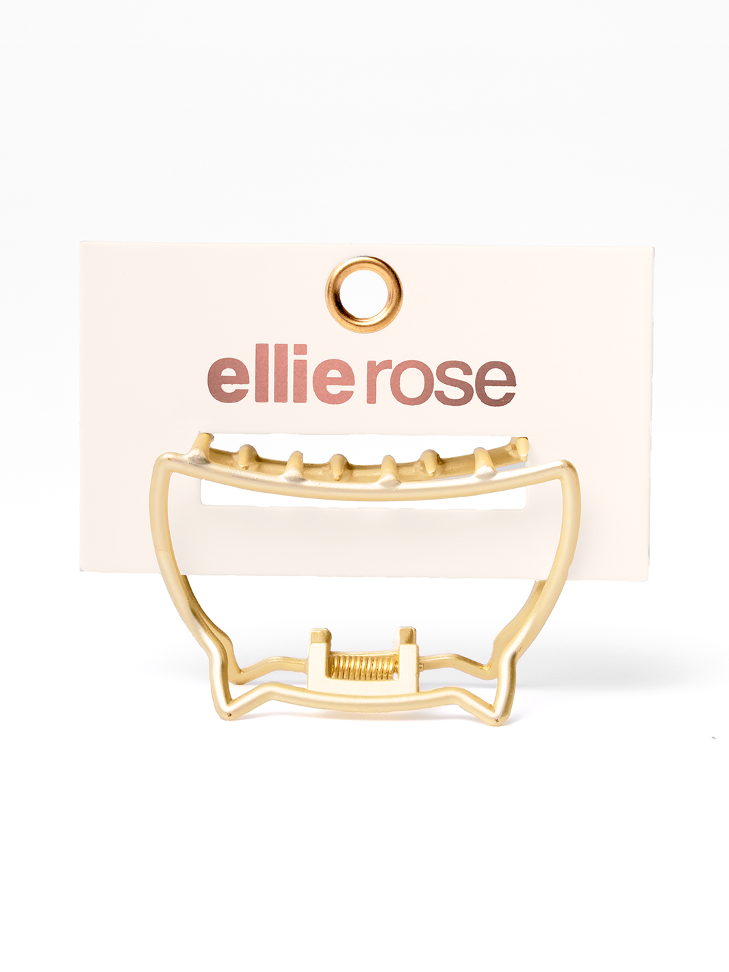 Cat Hair Clip - Matte Gold