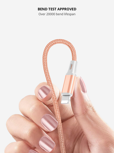 Rose Gold 3-in-1 Charging Cable