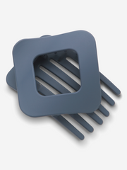 Flat-Lay Hair Clip - Matte Navy