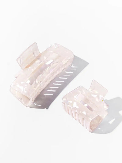 Opal Claw Clips, Set of 2