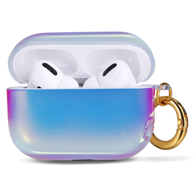 Open Aura Airpods Pro Protection Case With Gold Ring Hook