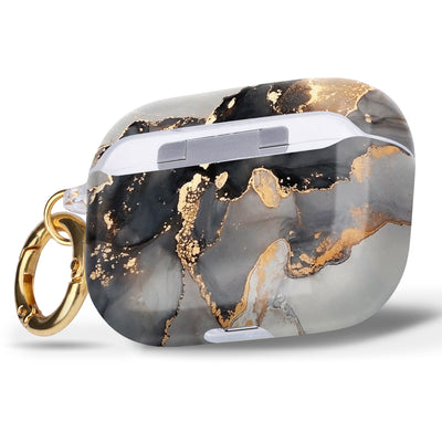 Back Mercury Marble AirPods Pro Case