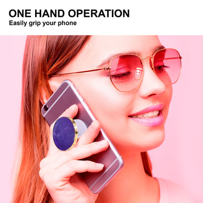 Deep Purple Agate Phone Grip
